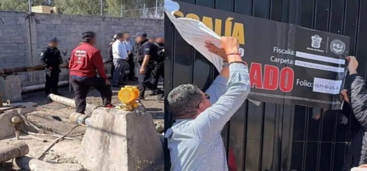 Pobladores piden la reapertura de un pozo que fue clausurado en San Pablo Autopan, Toluca