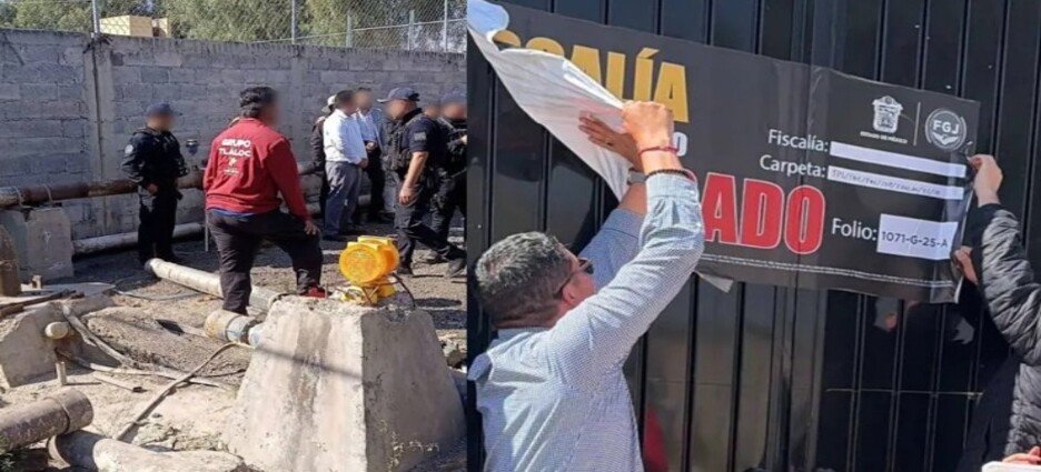 Pobladores piden la reapertura de un pozo que fue clausurado en San Pablo Autopan, Toluca