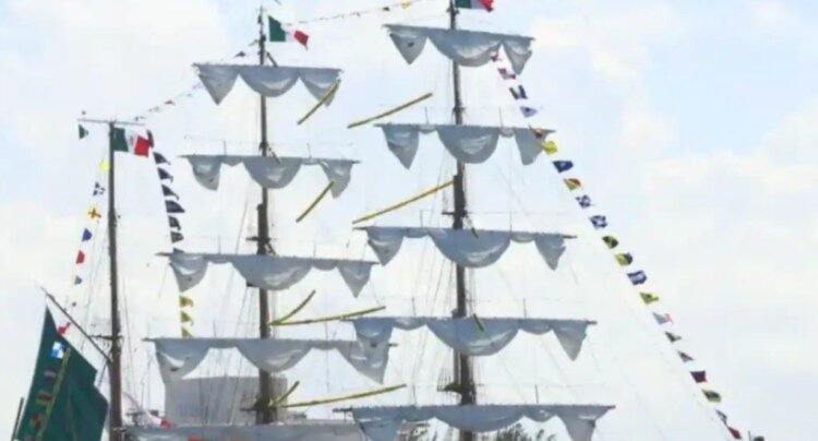 Regresa a Veracruz el Buque Escuela Cuauhtémoc