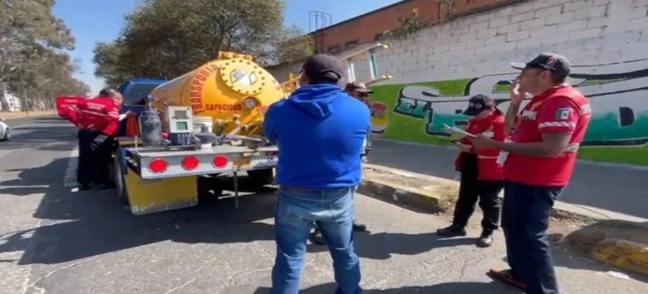 Implementan operativo 'Pipa Segura' en Toluca