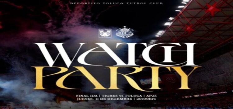 Anuncian "Watch Party" para el partido de ida en el Estadio Nemesio Diez Anuncian “Watch Party” para el partido de ida en el Estadio Nemesio Diez
