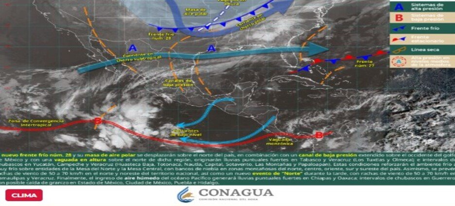 Toluca presenta 50% de probabilidad de lluvias