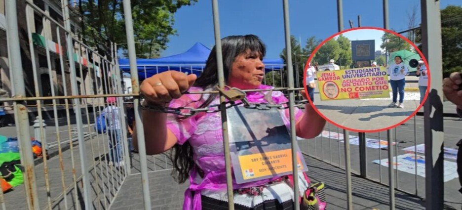 Protestan por retraso en amnistía de indígena otomí en Toluca