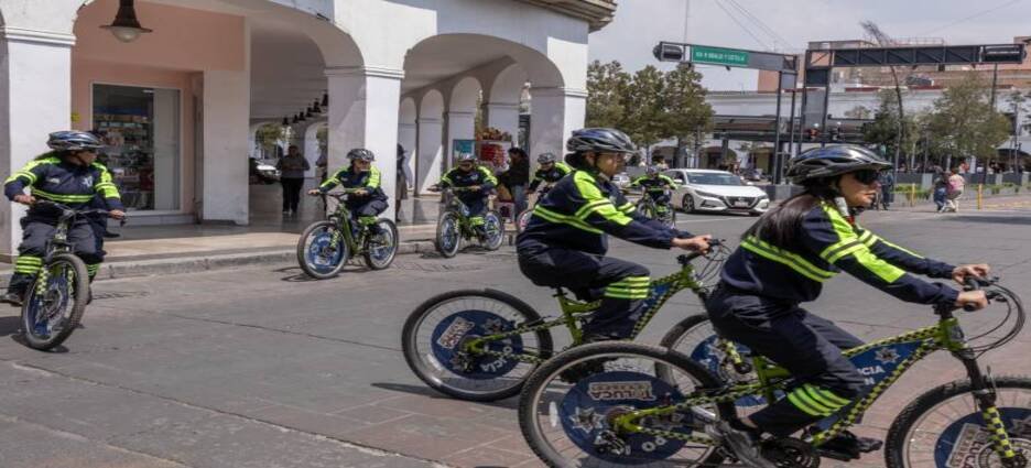 Presentan nuevo cuerpo de patrullaje ciclista de proximidad en Toluca