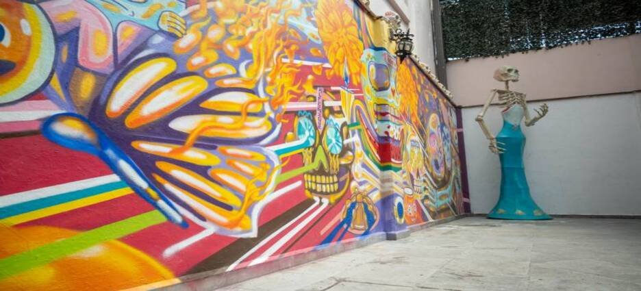 Alcalde Ricardo Moreno inaugura mural en PrimaverArte