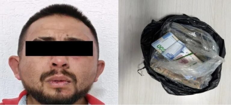 Detienen a menor y adulto por extorsionar a comerciante de Toluca