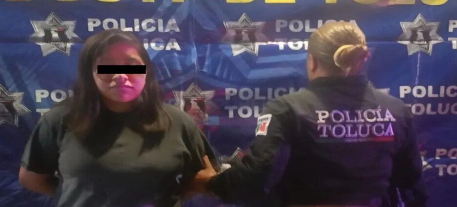 Detienen a mujer tras agresión armada contra su pareja en Toluca